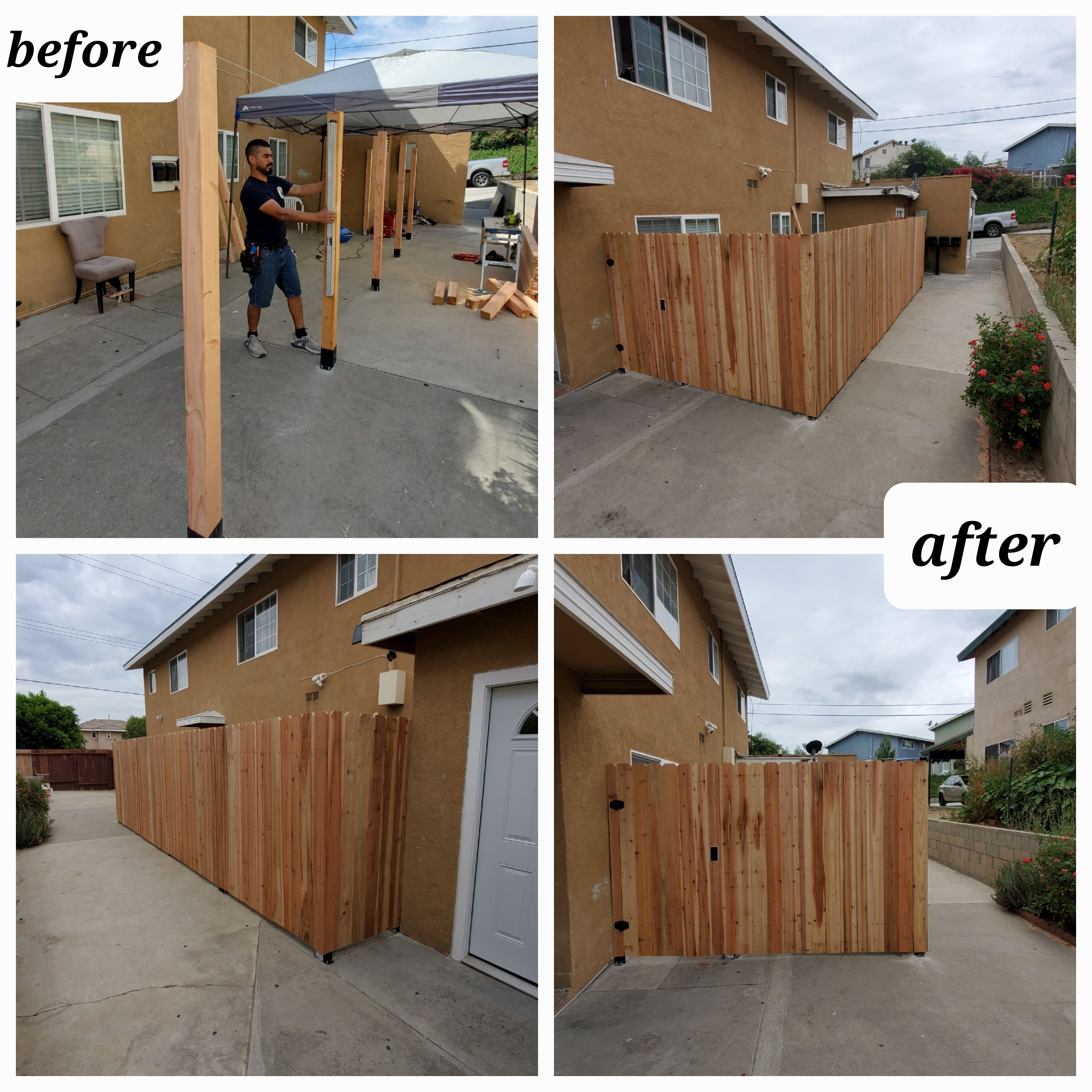Fence installation — Whittier